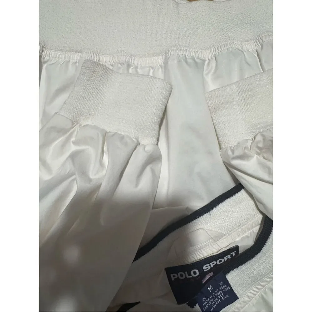 Polo Sport Ralph Lauren vintage off white preppy windbreaker jacket M